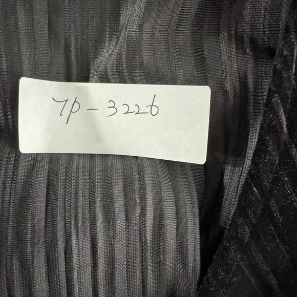 J. Jill‎ Wearever Collection Velvet Top 2X Black Ribbed Long Sleeve TP-3226 - Picture 2 of 7